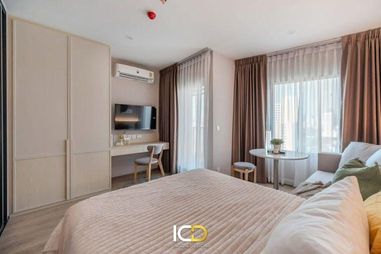 รูป 1 ห้องนอน | 1 ห้องน้ำ | MRT Queen Sirikit National Convention Centre | 27 ตร.ม. | 22,000 บาท/เดือน | ชั้น 16 — Life Rama 4 - Asoke กรุงเทพฯ - รูปที่ 3/7