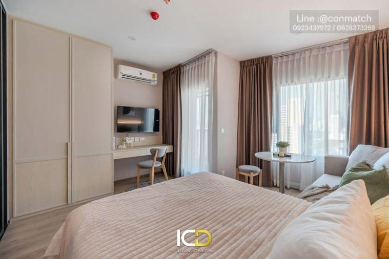 รูป 1 ห้องนอน | 1 ห้องน้ำ | MRT Queen Sirikit National Convention Centre | 27 ตร.ม. | 22,000 บาท/เดือน | ชั้น 16 — Life Rama 4 - Asoke กรุงเทพฯ - รูปที่ 3/7