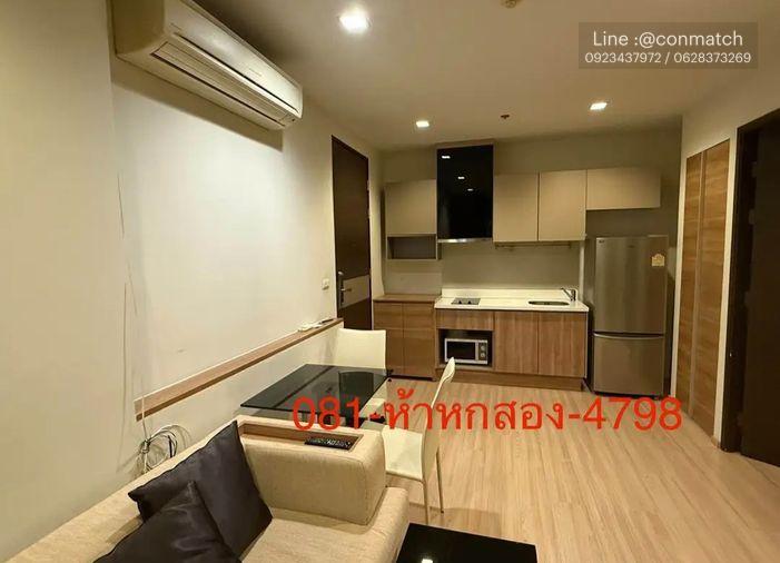 รูป 1 ห้องนอน | 1 ห้องน้ำ | BTS Saphan Taksin | 38 ตร.ม. | 21,000 บาท/เดือน | ชั้น 4 — Rhythm Sathorn กรุงเทพฯ - รูปที่ 1/5