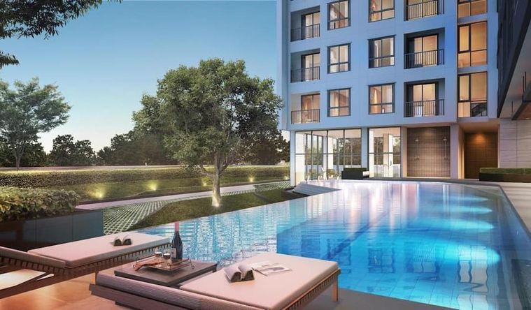 รูป 2 ห้องนอน | 2 ห้องน้ำ | BTS Phraek Sa | 41 ตร.ม. | 17,000 บาท/เดือน | ชั้น 34 — Notting Hill Sukhumvit-Praksa กรุงเทพฯ - รูปที่ 5/6