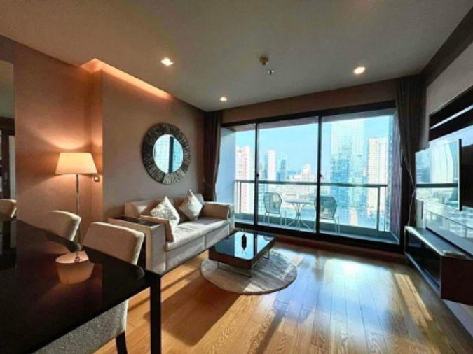 รูป 1 ห้องนอน | 1 ห้องน้ำ | BTS Saint Louis | 56 ตร.ม. | 55,000 บาท/เดือน | ชั้น 24 — The Address Sathorn กรุงเทพฯ - รูปที่ 9/10