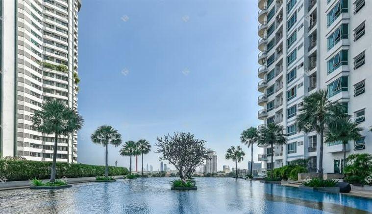 รูป 1 ห้องนอน | 1 ห้องน้ำ | BTS Krung Thon Buri | 54 ตร.ม. | 20,000 บาท/เดือน | ชั้น 23 — Supalai River Resort กรุงเทพฯ - รูปที่ 2/10