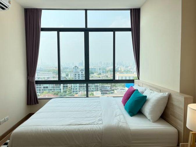รูป 2 ห้องนอน | 1 ห้องน้ำ | BTS Udom Suk | 44 ตร.ม. | 26,000 บาท/เดือน | ชั้น 11 — Ideo Blucove Sukhumvit กรุงเทพฯ - รูปที่ 2/5
