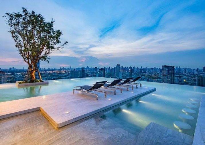 รูป 1 ห้องนอน | 1 ห้องน้ำ | BTS On Nut | 27 ตร.ม. | 22,000 บาท/เดือน | ชั้น 36 — Knightsbridge Prime Onnut Tori Laolee กรุงเทพฯ - รูปที่ 2/8