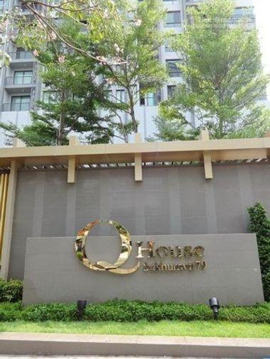 รูป 1 ห้องนอน | 1 ห้องน้ำ | BTS On Nut | 27 ตร.ม. | 18,000 บาท/เดือน | ชั้น 22 — Q House Condo Sukhumvit 79 กรุงเทพฯ - รูปที่ 1/8