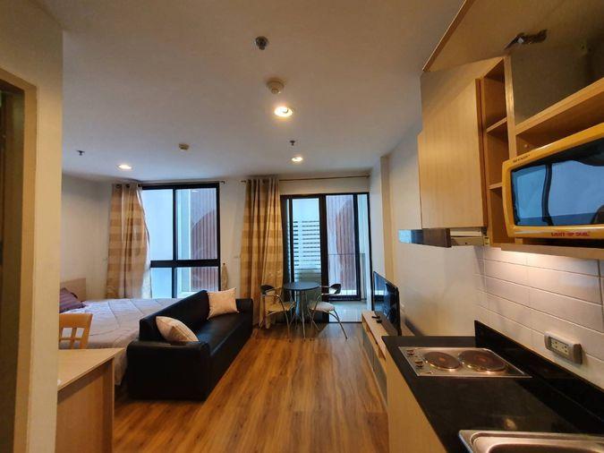 รูป สตูดิโอ | 1 ห้องน้ำ | MRT Huai Khwang | 27 ตร.ม. | 11,000 บาท/เดือน | ชั้น 5 — Ideo Huaykhwang กรุงเทพฯ - รูปที่ 4/4