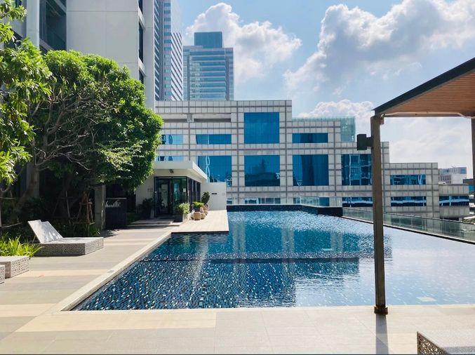 รูป 2 ห้องนอน | 2 ห้องน้ำ | MRT Sutthisan | 70 ตร.ม. | 38,000 บาท/เดือน | ชั้น 27 — Quinn Condo กรุงเทพฯ - รูปที่ 2/4