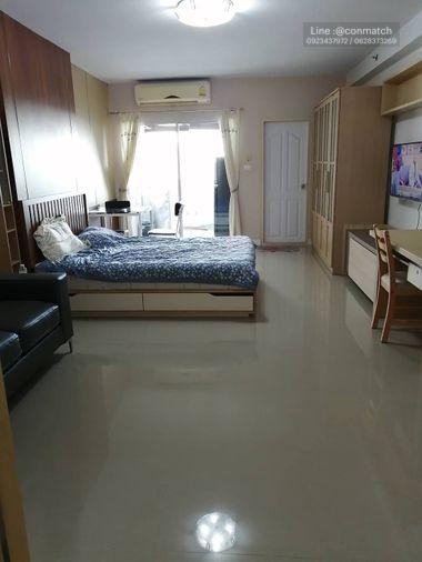 รูป 1 ห้องนอน | 1 ห้องน้ำ | BTS Udom Suk | 34 ตร.ม. | 11,000 บาท/เดือน | ชั้น 16 — City Home Sukhumvit กรุงเทพฯ - รูปที่ 1/10