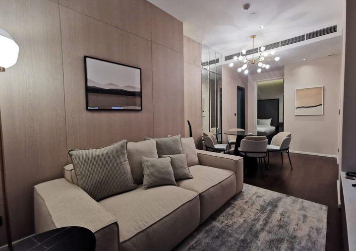 รูป 1 ห้องนอน | 1 ห้องน้ำ | BTS Phrom Phong | 58 ตร.ม. | 53,000 บาท/เดือน | ชั้น 24 — The Diplomat 39 กรุงเทพฯ - รูปที่ 4/8