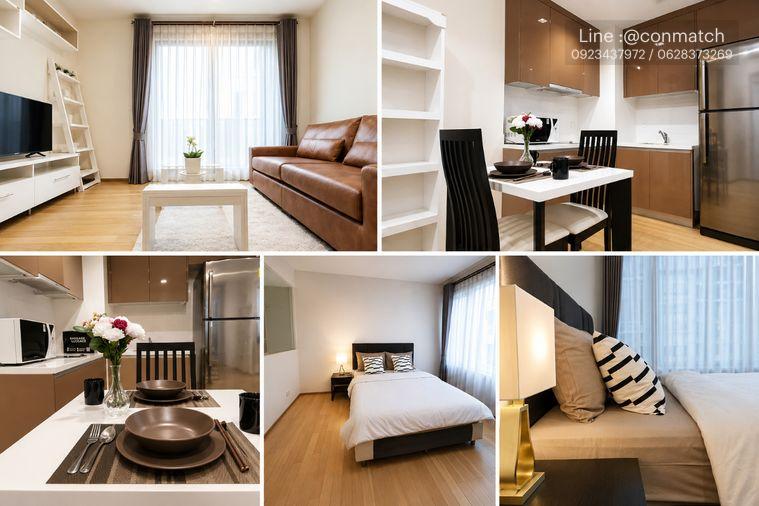 รูป 1 ห้องนอน | 1 ห้องน้ำ | BTS Thong Lo | 52 ตร.ม. | 35,000 บาท/เดือน | ชั้น 6 — Siri At Sukhumvit กรุงเทพฯ - รูปที่ 3/3