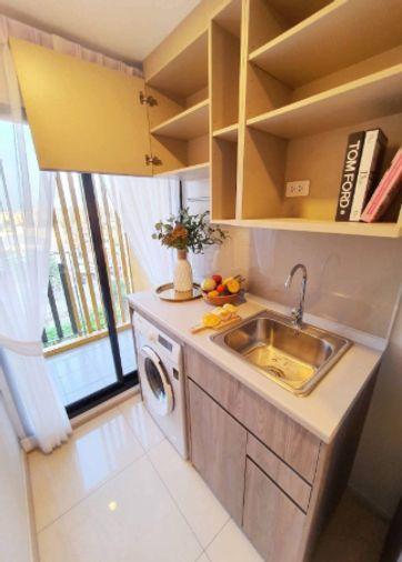 รูป 1 ห้องนอน | 1 ห้องน้ำ | BTS Bang Chak | 29 ตร.ม. | 13,000 บาท/เดือน | ชั้น 8 — Plum Condo Sukhumvit 97.1 กรุงเทพฯ - รูปที่ 8/9