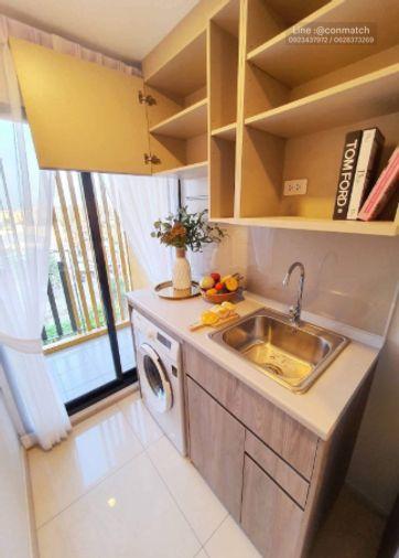รูป 1 ห้องนอน | 1 ห้องน้ำ | BTS Bang Chak | 29 ตร.ม. | 13,000 บาท/เดือน | ชั้น 8 — Plum Condo Sukhumvit 97.1 กรุงเทพฯ - รูปที่ 8/9