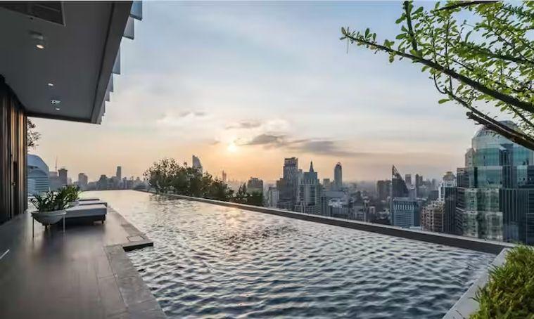 picture 1Bed | 1Bath | BTS Phloen Chit | 35sqm | THB 29,000/mo | Fl.40 — Life One Wireless Bangkok - 1/8