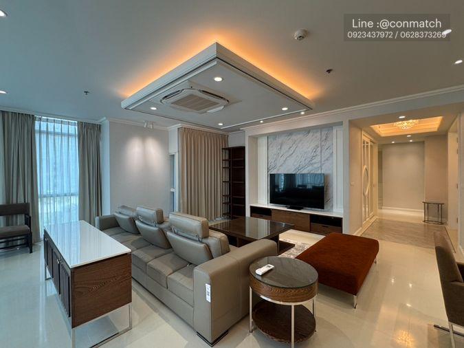 รูป 3 ห้องนอน | 3 ห้องน้ำ | BTS Phloen Chit | 189 ตร.ม. | 155,000 บาท/เดือน | ชั้น 12 — Athenee Residence กรุงเทพฯ - รูปที่ 4/10