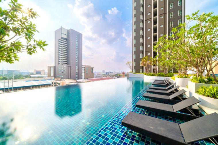รูป 1 ห้องนอน | 1 ห้องน้ำ | BTS Yaek Lam Sali | 30 ตร.ม. | 11,000 บาท/เดือน | ชั้น 14 — Supalai Veranda Ramkhamhaeng กรุงเทพฯ - รูปที่ 3/10