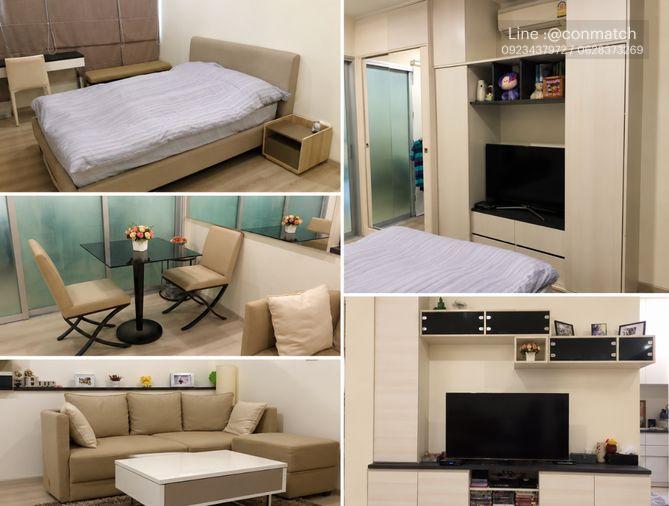 รูป 1 ห้องนอน | 1 ห้องน้ำ | MRT Huai Khwang | 38 ตร.ม. | 16,000 บาท/เดือน | ชั้น 12 — Life Ratchadapisek กรุงเทพฯ - รูปที่ 1/1