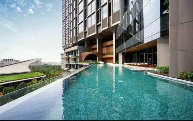 รูป 2 ห้องนอน | 2 ห้องน้ำ | BTS Saphan Taksin | 61 ตร.ม. | 65,000 บาท/เดือน | ชั้น 24 — Whizdom The Forestias กรุงเทพฯ - รูปที่ 3/10