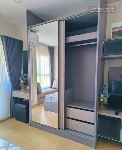 รูป 1 ห้องนอน | 1 ห้องน้ำ | BTS Yaek Lam Sali | 28 ตร.ม. | 13,000 บาท/เดือน | ชั้น 31 — Supalai Veranda Ramkhamhaeng กรุงเทพฯ - รูปที่ 8/10