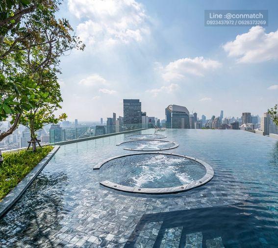 picture 2Bed | 1Bath | BTS Phloen Chit | 45sqm | THB 35,000/mo | Fl.20 — Life One Wireless Bangkok - 3/8