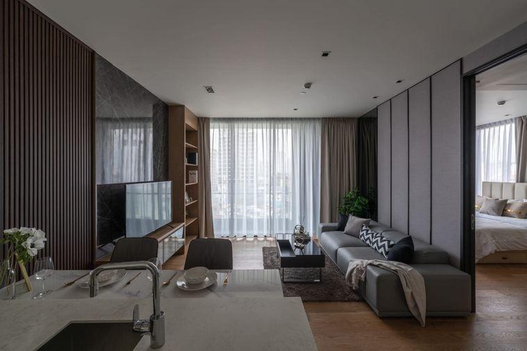 picture Studio | 1Bath | BTS Thong Lo | 55sqm | THB 55,000/mo | Fl.9 — Beatniq Sukhumvit 32 Bangkok - 1/2