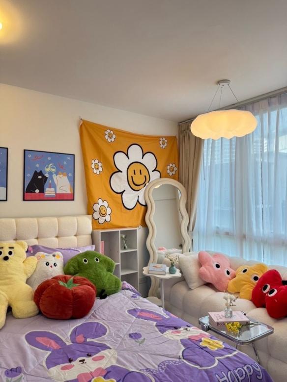 picture 1Bed | 1Bath | MRT Phra Ram 9 | 27sqm | THB 15,000/mo | Fl.4 — Garden Asoke - Rama 9 Bangkok - 3/10