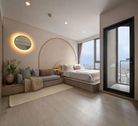 รูป 1 ห้องนอน | 1 ห้องน้ำ | BTS Wongwian Yai | 25 ตร.ม. | 16,000 บาท/เดือน | ชั้น 9 — Reference Sathorn - Wongwianyai กรุงเทพฯ - รูปที่ 1/8