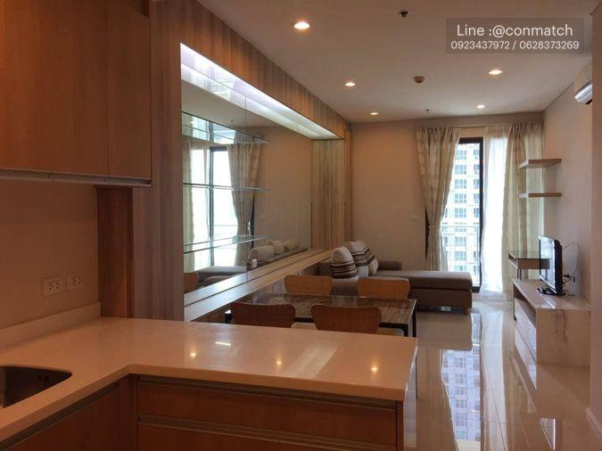 รูป 1 ห้องนอน | 1 ห้องน้ำ | MRT Phetchaburi | 51 ตร.ม. | 27,000 บาท/เดือน | ชั้น 16 — Villa Asoke กรุงเทพฯ - รูปที่ 4/5