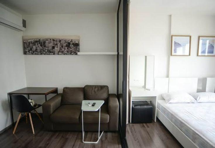 รูป 1 ห้องนอน | 1 ห้องน้ำ | BTS On Nut | 26 ตร.ม. | 15,000 บาท/เดือน | ชั้น 21 — The Base Park East กรุงเทพฯ - รูปที่ 1/5