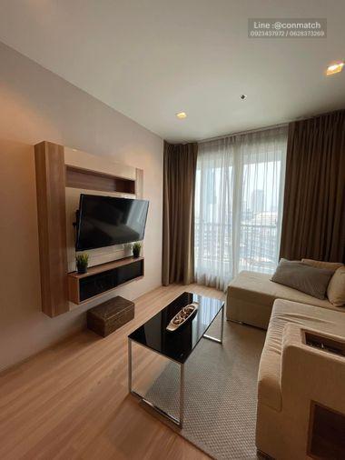 รูป 1 ห้องนอน | 1 ห้องน้ำ | BTS Saphan Taksin | 38 ตร.ม. | 24,000 บาท/เดือน | ชั้น 9 — Rhythm Sathorn กรุงเทพฯ - รูปที่ 2/3