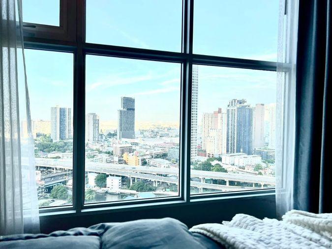 picture 1Bed | 1Bath | BTS Phra Khanong | 38sqm | THB 18,000/mo | Fl.26 — Aspire Sukhumvit 48 Bangkok - 6/10