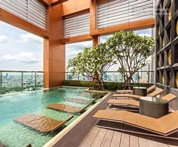 รูป 1 ห้องนอน | 1 ห้องน้ำ | BTS Saint Louis | 56 ตร.ม. | 55,000 บาท/เดือน | ชั้น 24 — The Address Sathorn กรุงเทพฯ - รูปที่ 3/10