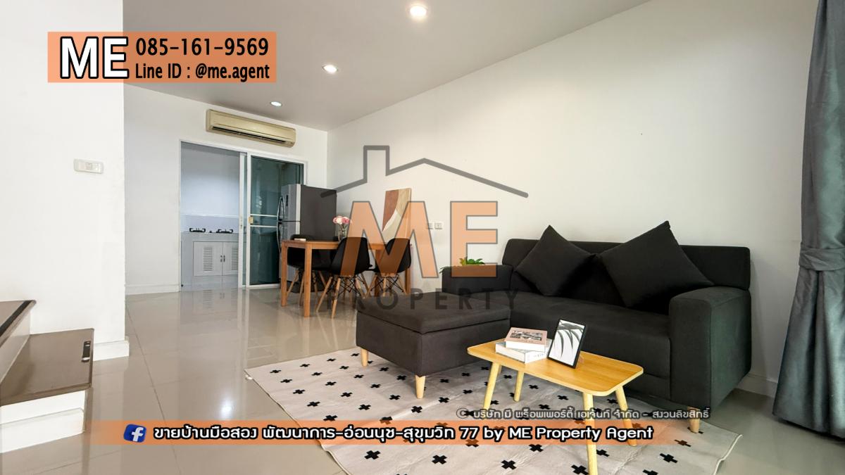รูป 23,000/เดือน ได้บ้าน 3 ห้องนอน รีโนเวทใหม่ + เฟอร์ครบ Villette Lite พัฒนาการ 38 (RTG21-18) - รูปที่ 3/16