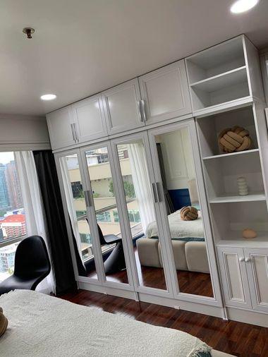 รูป 1 ห้องนอน | 1 ห้องน้ำ | BTS Nana | 39 ตร.ม. | 25,000 บาท/เดือน | ชั้น 23 — Sukhumvit Suite กรุงเทพฯ - รูปที่ 9/10