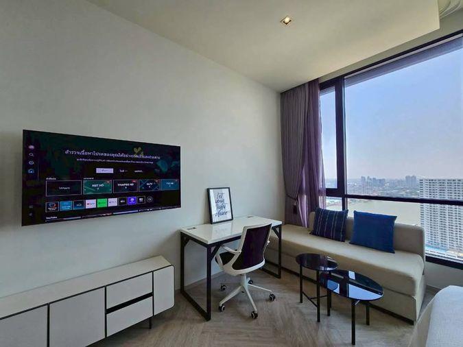 รูป 1 ห้องนอน | 1 ห้องน้ำ | BTS Krung Thon Buri | 26 ตร.ม. | 16,000 บาท/เดือน | ชั้น 31 — Chapter Charoennakhon - Riverside กรุงเทพฯ - รูปที่ 2/10