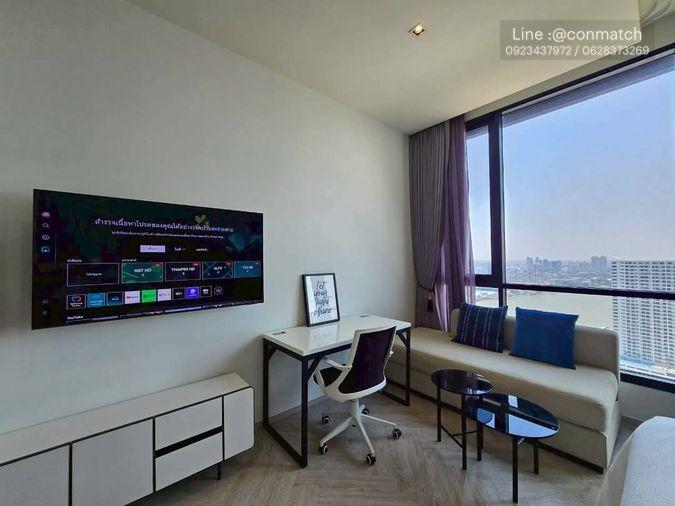 รูป 1 ห้องนอน | 1 ห้องน้ำ | BTS Krung Thon Buri | 26 ตร.ม. | 16,000 บาท/เดือน | ชั้น 31 — Chapter Charoennakhon - Riverside กรุงเทพฯ - รูปที่ 2/10