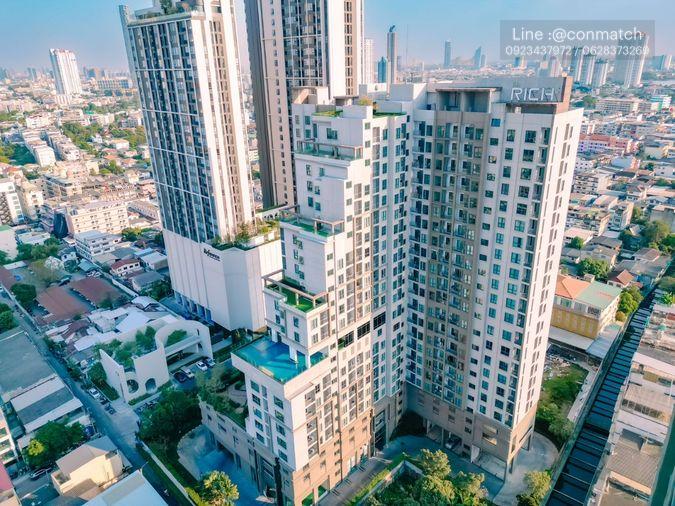 รูป 1 ห้องนอน | 1 ห้องน้ำ | BTS Wongwian Yai | 42 ตร.ม. | 18,000 บาท/เดือน | ชั้น 10 — The Rich Sathorn - Taksin กรุงเทพฯ - รูปที่ 1/1