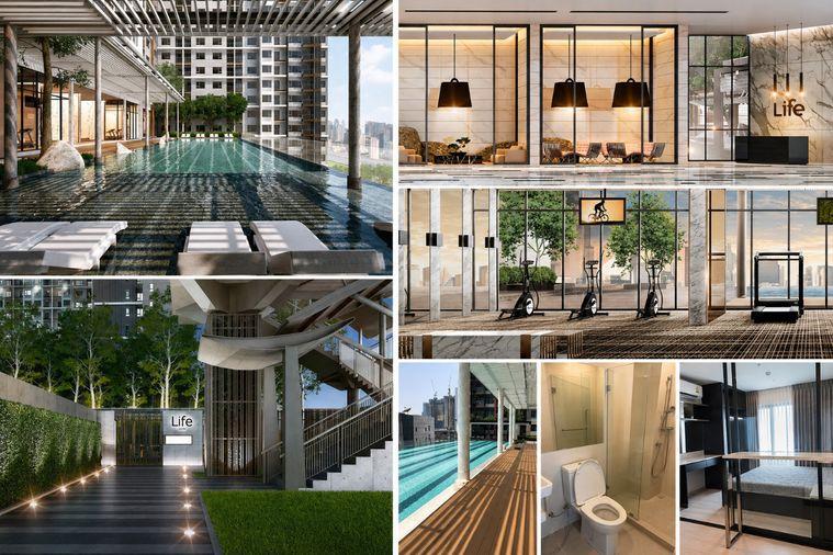 picture 1Bed | 1Bath | MRT Phetchaburi | 30sqm | THB 20,000/mo | Fl.27 — Life Asoke Bangkok - 2/2