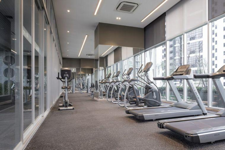 picture 2Bed | 2Bath | MRT Thailand Cultural | 53sqm | THB 35,000/mo | Fl.34 — Noble Revolve Ratchada Bangkok - 1/10