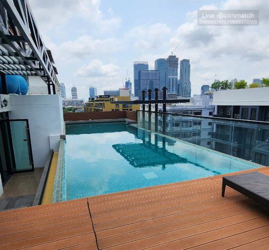 picture 1Bed | 1Bath | BTS Phloen Chit | 26sqm | THB 11,000/mo | Fl.3 — Socio Ruamrudee Bangkok - 5/10