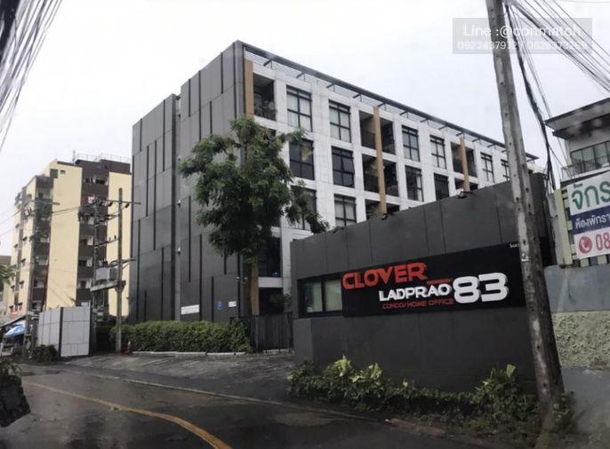 รูป 1 ห้องนอน | 1 ห้องน้ำ | BTS Lat Phrao | 30 ตร.ม. | 10,000 บาท/เดือน | ชั้น 3 — Clover Ladprao 83 กรุงเทพฯ - รูปที่ 1/10