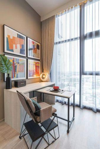 picture 1Bed | 1Bath | BTS Punnawithi | 33sqm | THB 26,000/mo | Fl.24 — The Line Sukhumvit 101 Bangkok - 7/10