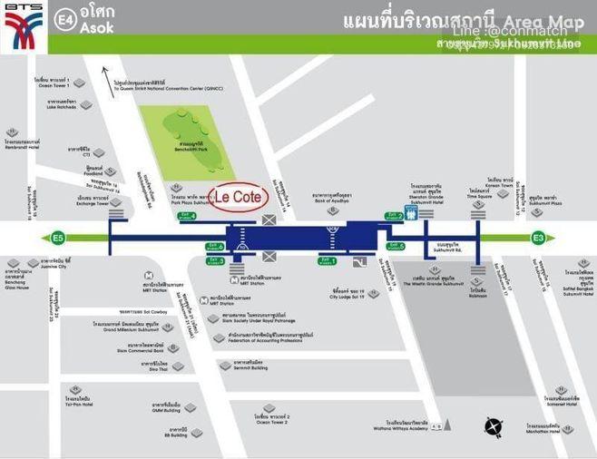 picture 1Bed | 1Bath | BTS Asok | 35sqm | THB 35,000/mo | Fl.3 — Le Cote Sukhumvit 14 Bangkok - 10/10