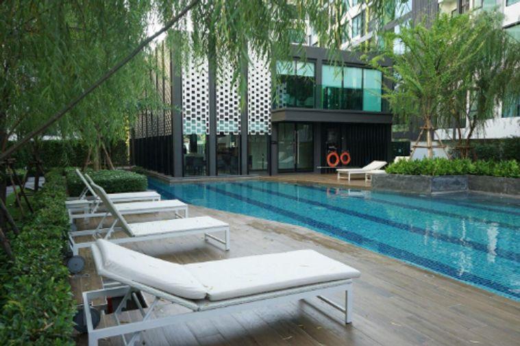 รูป 1 ห้องนอน | 1 ห้องน้ำ | BTS On Nut | 38 ตร.ม. | 13,000 บาท/เดือน | ชั้น 4 — Pentafield City Residence กรุงเทพฯ - รูปที่ 3/9