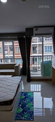 รูป 1 ห้องนอน | 1 ห้องน้ำ | BTS Kheha | 25 ตร.ม. | 6,000 บาท/เดือน | ชั้น 4 — Miami Condo Bangpu กรุงเทพฯ - รูปที่ 1/10