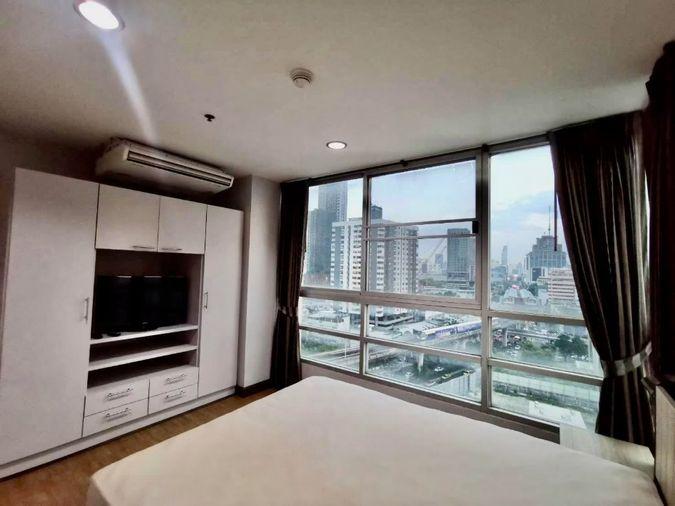 รูป 2 ห้องนอน | 1 ห้องน้ำ | BTS Phaya Thai | 46 ตร.ม. | 18,000 บาท/เดือน | ชั้น 12 — Baan Pathumwan กรุงเทพฯ - รูปที่ 2/10