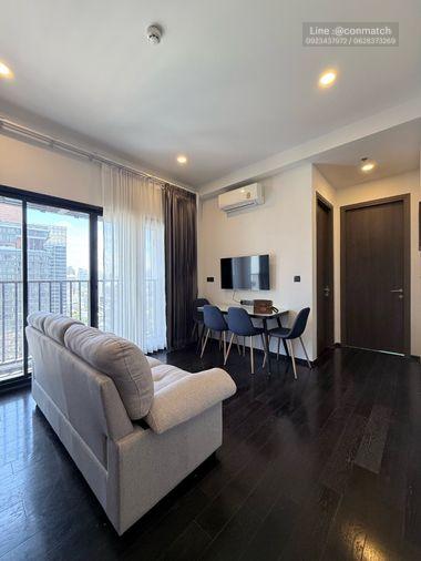 picture 2Bed | 2Bath | MRT Phra Ram 9 | 46sqm | THB 35,000/mo | Fl.9 — Nue District R9 Bangkok - 1/3