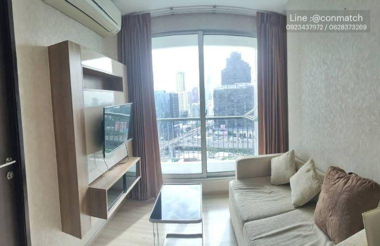 picture 1Bed | 1Bath | BTS Saphan Taksin | 35sqm | THB 20,000/mo | Fl.25 — Rhythm Sathorn Bangkok - 4/10