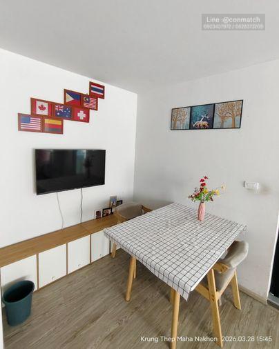 รูป 1 ห้องนอน | 1 ห้องน้ำ | MRT Bang O | 30 ตร.ม. | 10,000 บาท/เดือน | ชั้น 7 — Rye Condo กรุงเทพฯ - รูปที่ 3/10