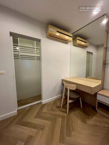 รูป 1 ห้องนอน | 1 ห้องน้ำ | BTS Krung Thon Buri | 46 ตร.ม. | 22,000 บาท/เดือน | ชั้น 21 — Q House Sathorn กรุงเทพฯ - รูปที่ 1/10