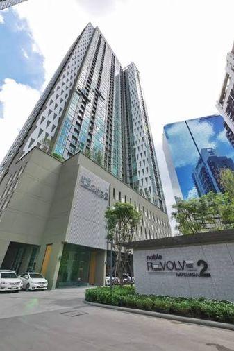 picture 2Bed | 2Bath | MRT Thailand Cultural | 52sqm | THB 30,000/mo | Fl.31 — Noble Revolve Ratchada Bangkok - 6/10
